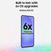 Samsung Galaxy A36 5G AI, 128GB+8GB RAM, Android Smartphone, International Version, Unlocked - Awesome Black New