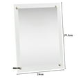 thumbnail image 2 of Coofit Desktop Document Frame Acrylic: Transparent Diploma Frame Frameless Photo Holder, 2 of 10