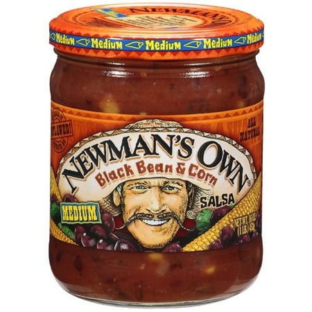 Own Salsa - (2 Pack) Newman's Own Black Bean & Corn Medium Salsa, 16 oz