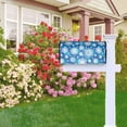 thumbnail image 6 of Winter Snowflakes Mailbox Covers Magnetic Waterproof Christmas Background Mail Cover Letter Post Box Wraps for Home Garden Yard Decor, 21x18 in, 6 of 6