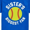 thumbnail image 3 of Instant Message - Biggest Fan Sister - Youth Short Sleeve Tee, 3 of 6