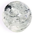 thumbnail image 1 of Crystal Clear Tidal Bubbles Paperweight, Handcrafted Art Glass,3 1/4 D x 3 1/4 H Inches, 1 of 4