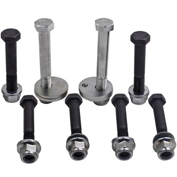Maxpeedingrods Complete Front Control Arms Cam Bolts Hardware Kit for Dodge Ram 4x4 2000-2002
