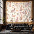 thumbnail image 6 of Sphynx Cats Cats with Depicted Relaxed Poses Such, Nostalgic Vintage for Botanical Art Lovers, Botanical Wall Art, Valentine'S Day Gift, Tapestry Wall Hanging for Bedroom and Dorm, 6 of 7