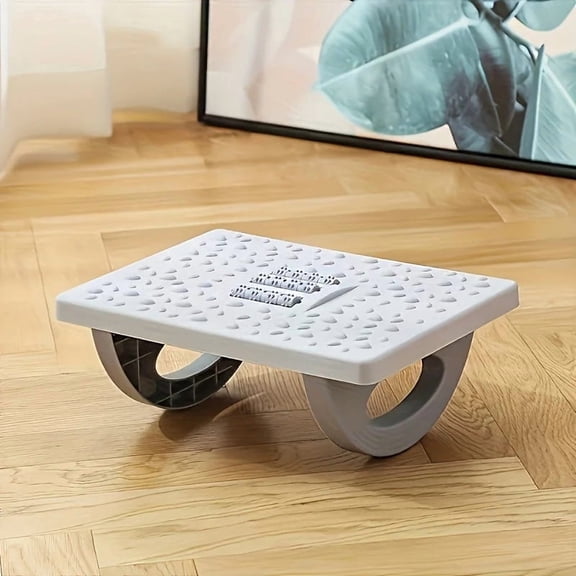 1 under-desk footrest, oversized office footrest, rocking chair-style nursing stool, rocking balance board, ergonomically designed to support posture, suitable for office, home, and camping