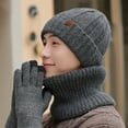 thumbnail image 6 of MEICHEN Winter Beanie Hat Scarf Gloves for Women Knit Hat Touchscreen Gloves Knited Neck Scarf Christmas for Women Winter Warmer Set, 6 of 6
