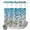 water ripplesXM8666, variant on No Hook Shower Curtain with Built-in Rings - Snowy Owl Washable Waterproof Fabric Bathroom Curtains for Hotel,Rentals, Stall 48 X 72 Inch , Winter Polar Owl