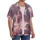 thumbnail image 2 of Fotbe Pink Lotus Buddha Camisa Estampada de Manga Corta para Hombre, Casual de Verano, Estilo Playero, Sin Arrugas-Medium, 2 of 5