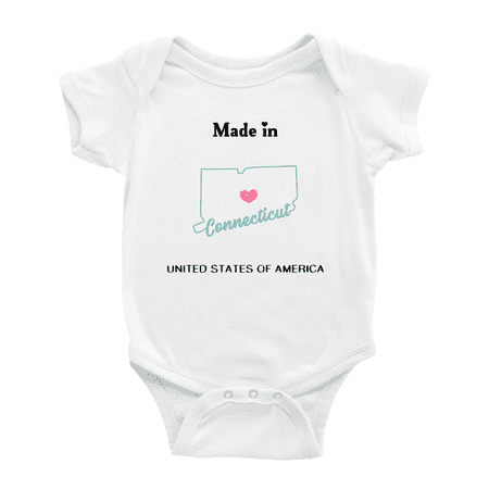

Made In Connecticut United States of America Baby Clothing Bodysuit 18-24 Months