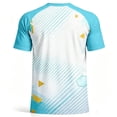 thumbnail image 6 of XUNKUSGA T Shirts for Man Fashion Soccer Print Crewneck Short Sleeve Mens T-Shirts Lightweight Breathable Quick Dry Mesh Graphic Tees for Training,#9,3XL, 6 of 6