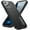Black, variant on Entronix Heavy Duty Shockproof Case with Kickstand for Apple iPhone 12, Black
