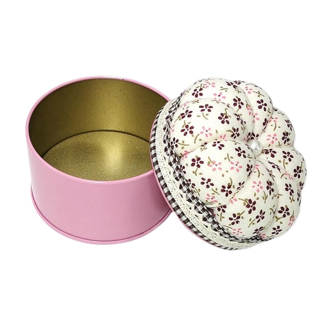 Patrón de costura impreso con diseño floral y accesorios de costura para guardar. Estilo 1