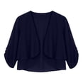 thumbnail image 4 of Linfrsh Women's Cardigan Women Shrug Chiffon Cardigans Open Front Short Sleeve Bolero for Evening Dressy 2026(BU2,One Size), 4 of 4