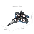 thumbnail image 3 of Juguetes , Modelo volador Favor 6 canales RC duraderos, planeador para juegos Cumpleaños Hobby Sunnimix Avión planeador, 3 of 8