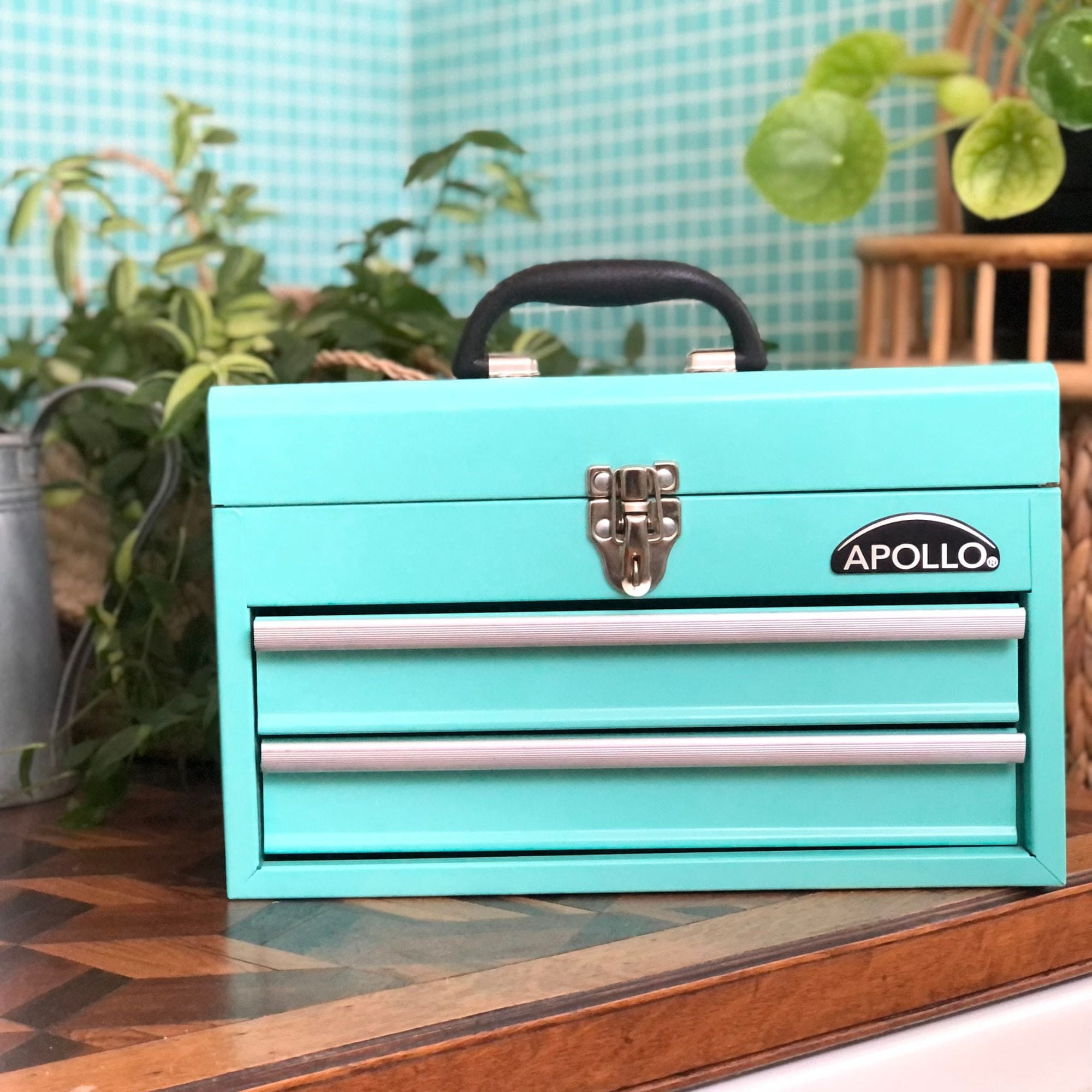 Apollo Tools Aqua Green Steel Tool Chest with Powder Coated Finish - DT5010GR