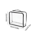 thumbnail image 2 of Tunhigl Clear Clothes Storage Bags, 15L Blanket Storage Containers with Heavy Duty Zipper, Foldable Moving Bags, Closet Organizers for Bedding, Clothing, Comforters, 2 of 6