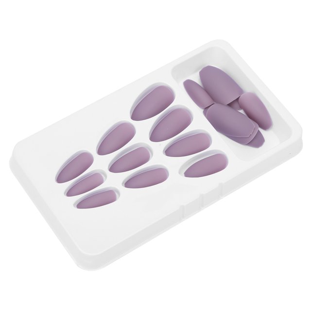False Nails, Clear Color 24Pcs Nail Tips for Dance Parties F122,F123,F124,F125,F126