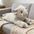 thumbnail image 2 of Bisitoy Highland Cow Stuffed Animal Soft Plush Toy, 2 of 6