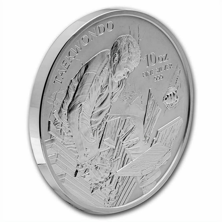 2021 South Korea 10 oz Silver K-Series Taekwondo BU - Walmart.com
