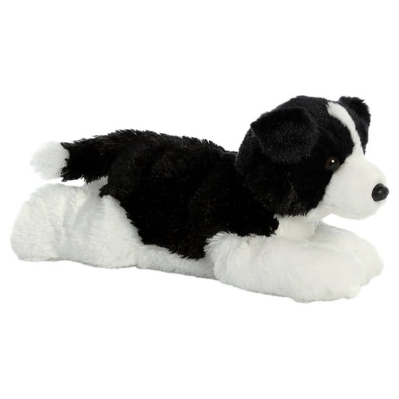 Aurora - Medium Black Flopsie - 12" Border Collie - Adorable Stuffed Animal