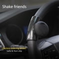 thumbnail image 4 of Seguro volante de coche de silicona manija Control perilla Booster Negro Sharpla pomo del volante, 4 of 8