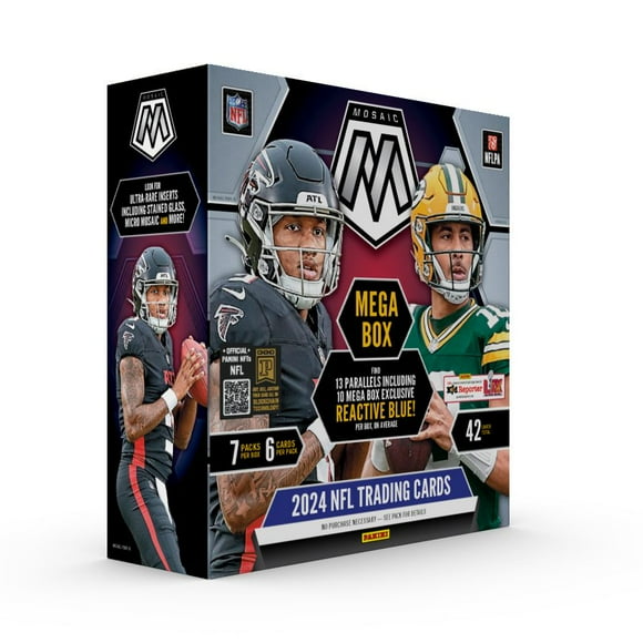 2024 Panini NFL Mosaic Football Trading Cards Mega Box