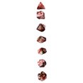 thumbnail image 2 of 7 Piezas Dados Poliédricos Acrílico Rojo Blanco Sunnimix, 2 of 8