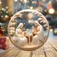 thumbnail image 4 of XWSHYW Adornos Colgantes Adornos de Belén Adornos Navideños Colgantes Belén Adornos de Belén para Navidad 111 Adornos Navideños de Belén Decoración Religiosa, 4 of 6