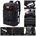 thumbnail image 3 of Mochila BERTASCHE Lunch para hombre con portátil de 17 pulgadas, color negro, 3 of 7