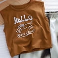 thumbnail image 4 of KPOPLK Kids Boy Pajamas Set Summer Baby Boy Letter Print Tank Top Pjs Shorts Sleepwear Clothes for 1-14 Years Size 5-6 Years, 4 of 4