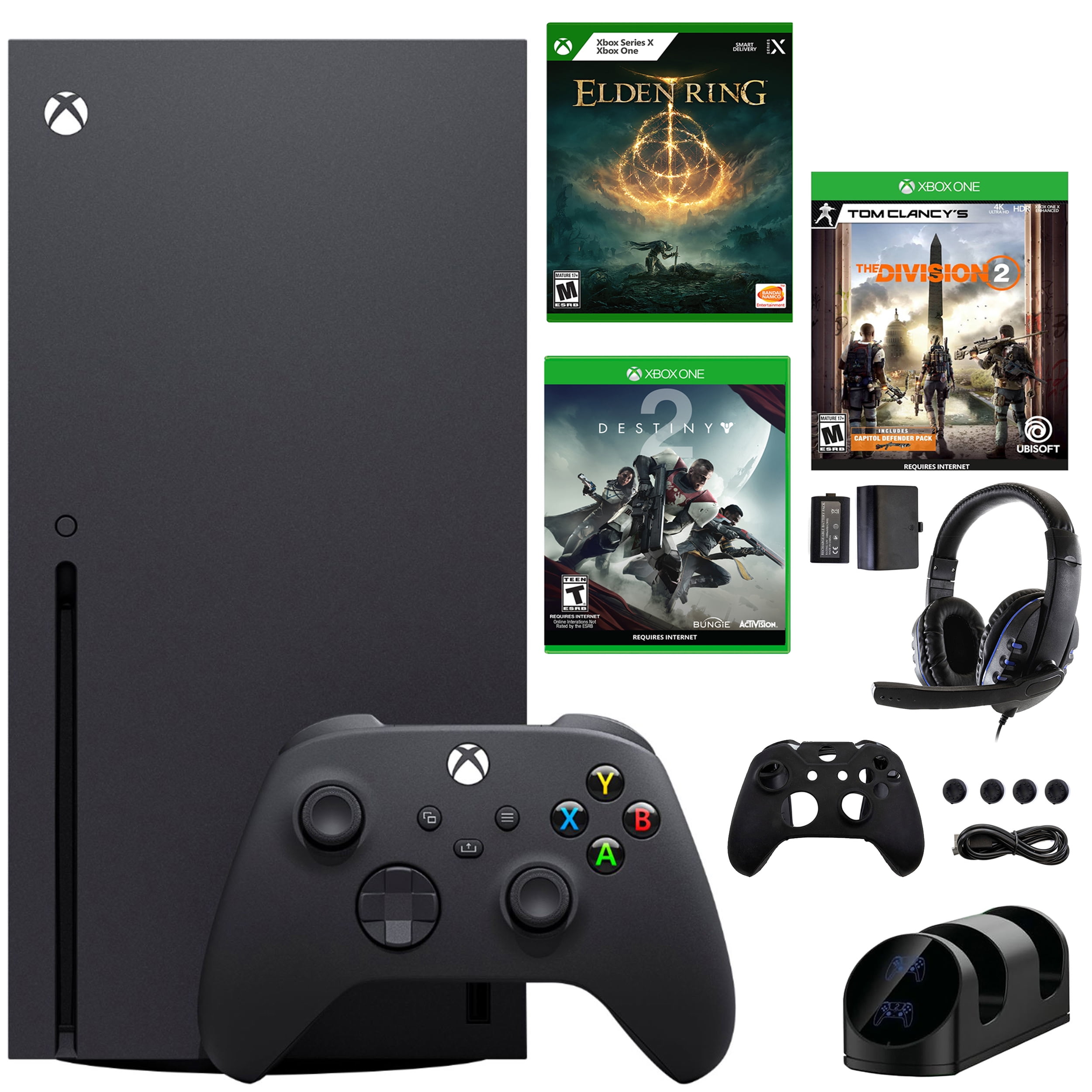 Xbox Series X 1TB Console with Elden Ring and Accessories Kit Microsoft -  Walmart.com