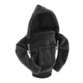 thumbnail image 2 of Funda protectora para pomo de cambio de marchas de coche, divertida sudadera con capucha, accesorios interiores universales Negro, 2 of 9