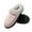 Pink, variant on Needbo Women's Suede Moccasin Fuzzy Slippers Fleece Lined House Non-Slip Rubber Sole Indoor & Outdoor Memory Foam Shoes, Black Size 10-11
