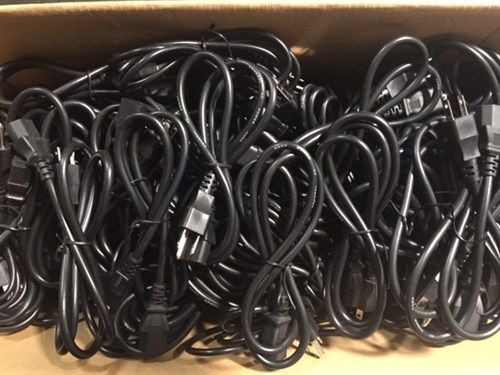 PC Printers PC 3-Prong Mickey Mouse AC Power Cord for Laptop Lot of 50