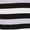 BLACK/WHITE, variant on Womens Plus Size Striped V Neck Tee