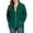05 Green, variant on Gleelist Women's Full Zip Up Hoodie Sweatshirts Plus Size Long Sleeve Oversized Casual Hoodies Sweatshirt Jackets with Pockets(1X-5X)