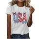 thumbnail image 4 of Karight Womens Summer Short Sleeve Tops Bow Printed Shirts Beach Vacation Outfits Workout Tshirts Casual Clothes, 4 of 4