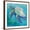 Brown Frame, variant on Art.com Sea Turtle Swim Light Flipped Art Print by Jeanette Vertentes, 16" x 16"