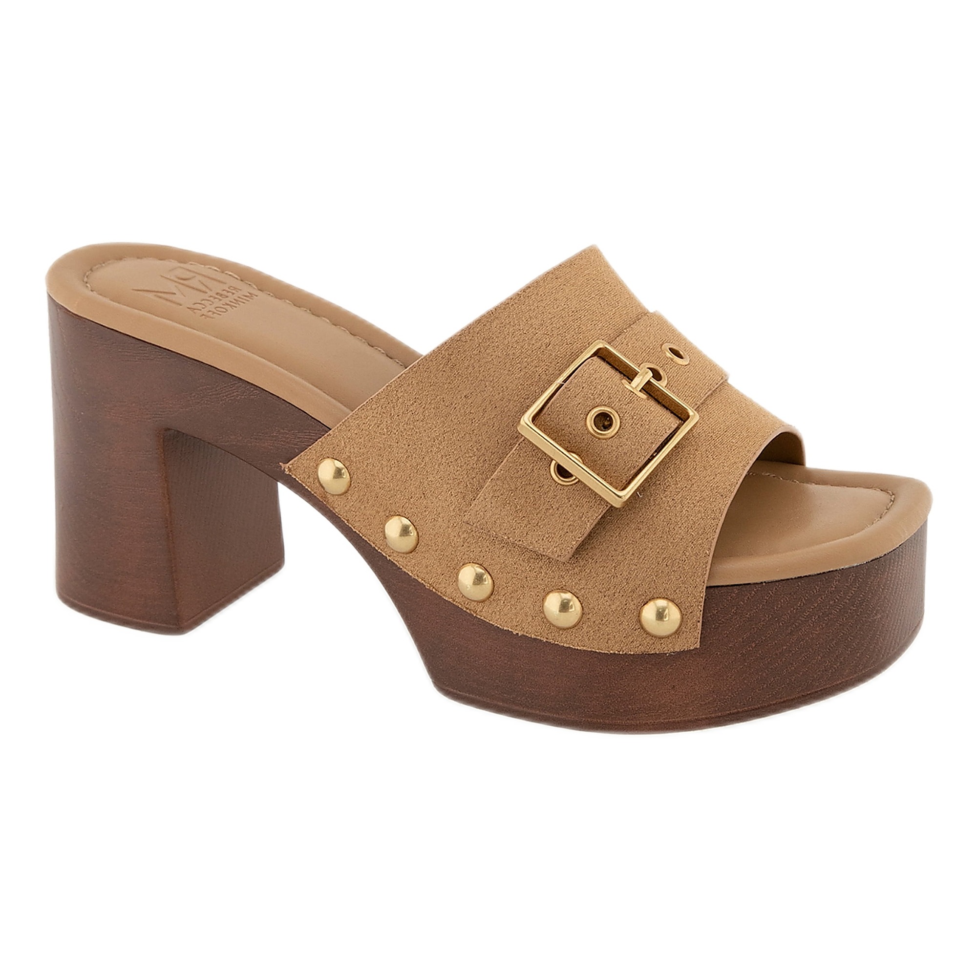 RM Rebecca Minkoff Women's Jade Studded Heeled Clog photo 1