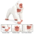 thumbnail image 4 of Ksopiavobs Gorilla Figurines Realistic Animal Figure Early Educational Toys Science Project Christmas Birthday Gift for Kids (White), 4 of 5