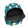 thumbnail image 6 of FORMRS School Backpack with Front Zippered Pocket 12" Student Travel Daypack, Green Cartoon Penguin Pattern, 6 of 6