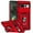 Red, variant on Decase Compatible with Google Pixel 7 Pro Case Shockproof Built-in Ring Kickstand Magnetic Heavy Duty Rugged Protective Google Pixel 7 Pro Slide Phone Cover, Red
