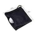 thumbnail image 4 of Toalla de microfibra para limpieza de pelotas de golf, paño de limpieza para palos de golf (negro) Likrtyny Para estrenar, 4 of 9