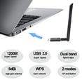 thumbnail image 5 of XSY Dual Band USB Adapter 1200M 2.4G+5G USB3.0 External Wireless Network Card WiFi Receiver, 5 of 7