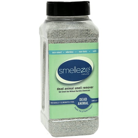 SMELLEZE Natural Dead Animal Odor Removal Powder- 2 lbs.: Eliminate Dead Rat, Mice, Squirrel, Chipmunk, Raccoon & Bat Smell. Safe for Indoor (Best Way To Get Rid Of Dead Rat Smell)