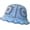 B-blue, variant on Women's Crochet Bucket Hat Handmade Knit Cloche Beanie Foldable Floppy Sun Hat Cute Fishing Hat Floral Cap Trendy Outdoor