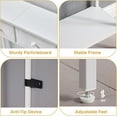 thumbnail image 3 of Small Entryway Table with Drawers & Storage Shelf, 3 of 6