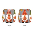 thumbnail image 3 of Balery Hello Fall Gnomes Pantalones cortos deportivos para mujer con forro y dos bolsillos, elásticos, para entrenamiento, gimnasio, yoga-XX-Large, 3 of 7