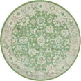 thumbnail image 1 of Unique Loom Penrose Vintage Floral Rug 6' x 6' Round Green/Beige, 1 of 1