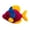 A001- Style A, variant on Stuffed Animal, Stuffed Fish, Marine Plush, Fluffy Toys, Soft 10X6 Inch Tropical Striped Fish Plushie Suitable for Daily Cuddle, Play and Display
